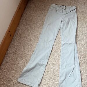 J Brand Light Gray Flare Pants